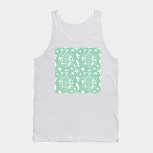 Birdcages pattern Tank Top